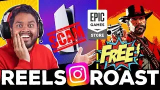 Epic RDR 2 Free? Roast 🎅🤣 Video Games Meme Roast 🔥 Part 3 #mrkk #gaming #instagram #reels