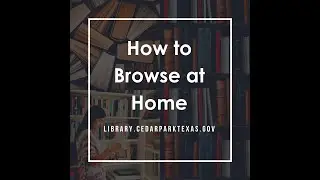 CPPL: How to browse the Library at home!