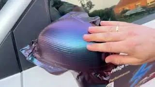 Auto Folierung: Kunststoff Rückspiegel - Car Wrapping: PKW Seitenspiegel folieren Anleitung