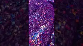 Lush Fabric Exclusive: Mesmerizing 3mm Iridescent Lilac/Purple Sequin Fabric!  #sequins