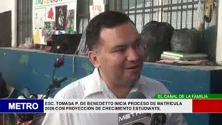 ESC  TOMASA P  DE BENEDETTO INICIA PROCESO DE MATR&Iacute;CULA 2026 CON PROYECCI&Oacute;N DE CRECIMIENTO ESTUDI