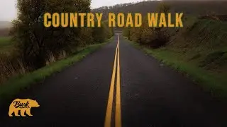 Country Road | Rainy Day Walk | Cache Valley (Utah) USA - 4K