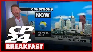 Toronto Weather: Bill breaks down today&rsquo;s warm weather and 3-day forecast