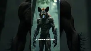 Were-Hyena, a shapeshifting creature from North African folklore! 🐺👤  #MysticalCreatures #Legend