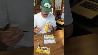 Making the controversial banana art. Recreating Cool Art- part 6 #shorts
