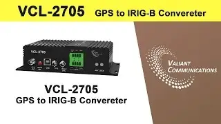 VCL-2705, GPS to IRIG-B Converter || Valiant Communications