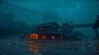The City Fell Silent When the Rain Started 🌧️ Japan Night Lofi
