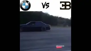 Bmw E34 M5 smoking a Bugatti Veyron | Bugatti getting owned by a BMW in a drag race
