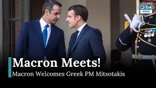 Macron Hosts Greek PM Mitsotakis for Talks at AI Summit in Paris | DRM News | AC1Z