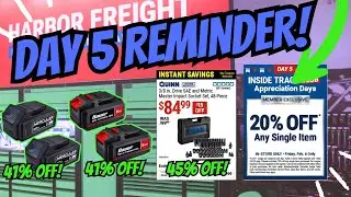 Harbor Freight Day 5 ITC: Stacking 20% Off with Instant Savings! 😱