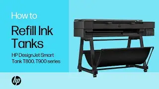 Refill ink tanks | HP DesignJet Smart Tank T800, T900 printer series | HP Support