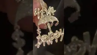4EVA DRIPPY Mens Diamond Pendant | Hip Hop Pendant | Hip Hop Jewelry | Jewels Queen