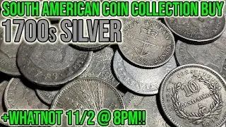 RARE OLD WORLD SILVER COIN COLLECTION: SWEET 1700s Unboxing Finds (+ Whatnot Sale 11/2 @ 8PM ET)