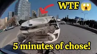WTF Just Happened?! 5 Minutes of Insane Car Crashes 😱