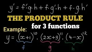 The Product Rule for 3 Functions