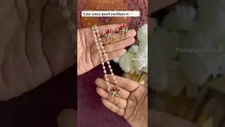 Lotus Pearl necklace for just a girl who loves pearls🌸🤍✨