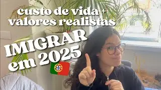 CUSTO DE VIDA EM PORTUGAL 2025 🇵🇹 VANTAGENS E DESVANTAGENS (meus valores reais