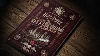 Harry Potter SELF-Coloring Book by theory11