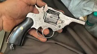 Револьвер Iof .32 калибра mk1 с полной гравировкой и индивидуальными рукоятками.