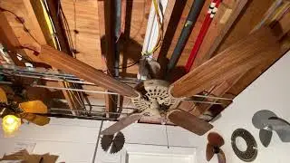 1962 Hunter (Robbins & Myers) R-52 Ceiling Fan with Adaptair (HD Remake)