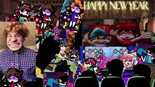 Minions and fnf but bad Whitty watching mother goose club videos and fnf mods movies 