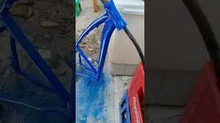 low budget bike painting