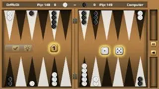 Training with Backgammon GOLD (BGBlitz) Android App