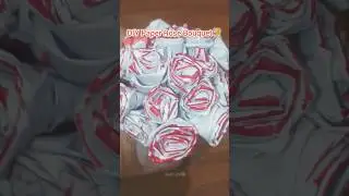 DIY Paper Rose Bouquet💐 | Easy&Beautiful Handmade Flowers 🎨✨ #diy #papercraft #shortsvideo #roseday