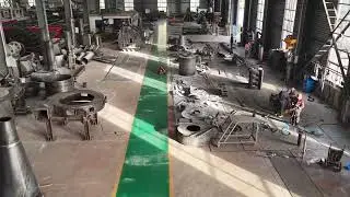 Real photos of the workshop of a mining crushing equipment manufacturer#rockcrusher#machine #crusher