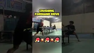 Forehand Power Drive 🔥🏓 #TableTennis #PingPong #RacketSports