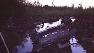 A GERMAN TANK Pz.Kpfw. III WAS FOUND IN A SWAMP IN BELARUS / WWII METAL DETECTING