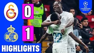 Galatasaray vs Union Saint-Gilloise 0-1 Highlights | &Uuml;nyay Red Card | UCL 2025-26 | Akinpelu Goal