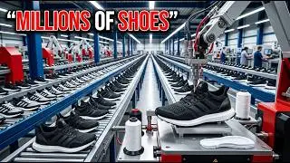 Inside the Factory Where Millions of Adidas Shoes Are Born Every Year (Full Process)