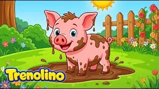 Tupa Tupa Trop. 🐷 Vai de noi, Purceluș Cantec pentru copii | Trenolino