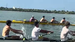 David Caban 2-seat on Belen's 1V 8+