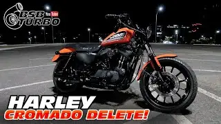 Harley Davidson 883  | ELE FEZ ISSO NA MOTO!