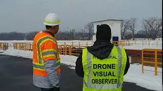 NYS Canal Corporation Lock 8 Ice Clearing Operations, and Ice Jam Aerial Reconnaissance  Feb 3, 2019
