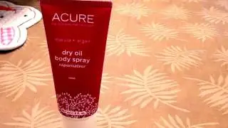 Acure Organics Marula & Argan Dry Oil Body Spray Rose..CRUELTY FREE