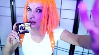 ASMR Leeloo Dallas Fixes you up for your multipass, medical exam, hair cut, shave, ear cleaning