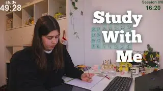 LIVE 10 HOURS Study With Me (60 min study + 10 min break)