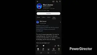 Blue journey is trying to spread lies on his Ko fi account
