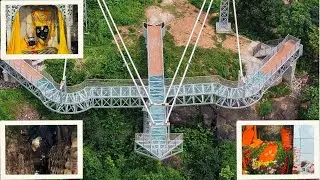 Uttar Pradesh ka Pahala Glass bridge | Tulasi waterfall Chitrakoot | #glassbridge #video 