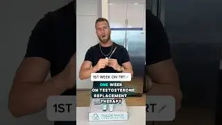 One week on Testosterone Replacement Therapy results - TRT before and after