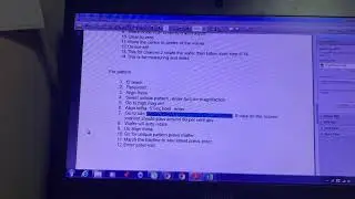 Teaching pattern disco dicing