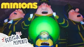 Dancing Guards! 🪩 | Minions | Movie Moments | Mega Moments