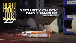 Markal&reg; Security Check Paint Marker - Torque security paint marker