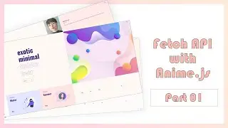 Animate Page transition with Anime.js and Fetch API. Part 01