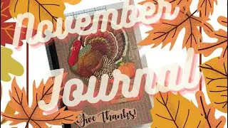 November Composition Notebook Junk Journal- Tuck In