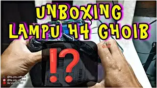 UNBOXING LAMPU H4 ‼️ BARANG GHOIB LARIS MANIS #lampuled #h4 #lampuh4 