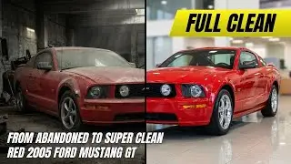 ASMR Car Restoration | Full Restoration of a 2005 Ford Mustang GT &ndash; From Total Disrepair to Like New